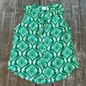 CAbi Scroll Top Size S Worn Once